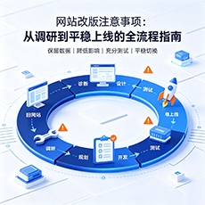 云浮建站-网站改版注意事项：从调研到平稳上线的全流程指南