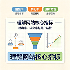 云浮建站-理解网站核心指标：跳出率、转化率与用户粘性