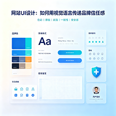 云浮建站-网站UI设计：如何用视觉语言传递品牌信任感